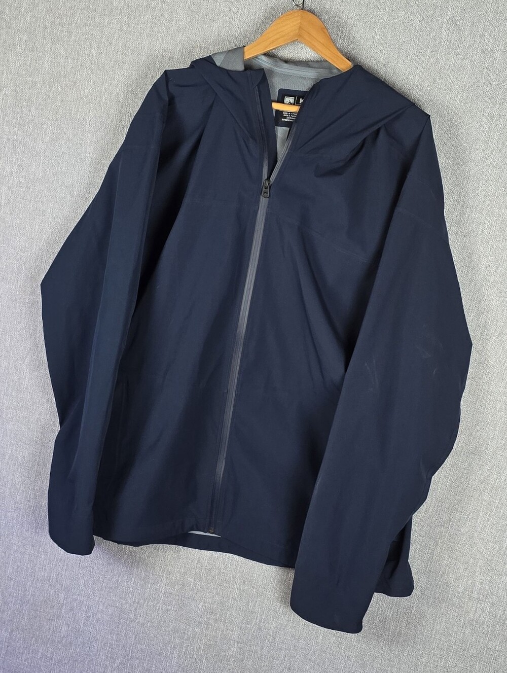 Khul Projekt Voyagr Softshell Rain Jacket Navy Mems Sz XXXL